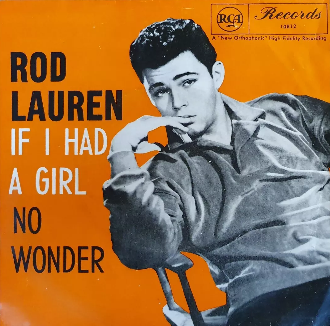 Rod Lauren (1959) If I Had A Girl (45 RPM Picture Sleeve)